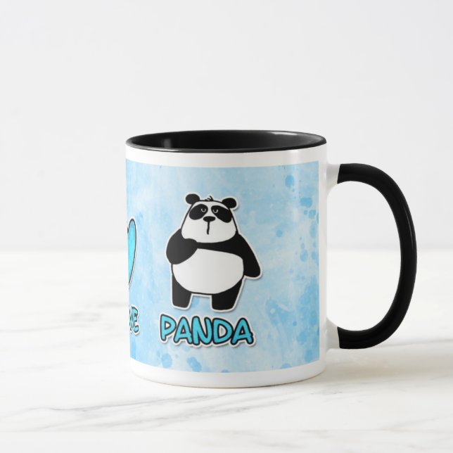 tasse de panda d'amour de paix (Droite)
