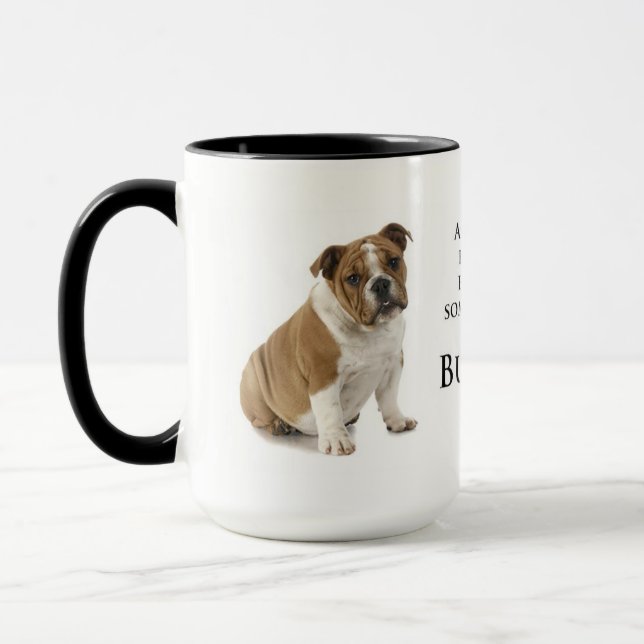 Tasse de papa de bouledogue (Gauche)