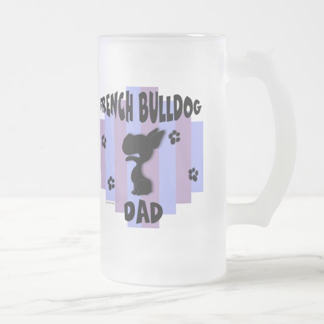 Tasse de papa de bouledogue français (Droit)