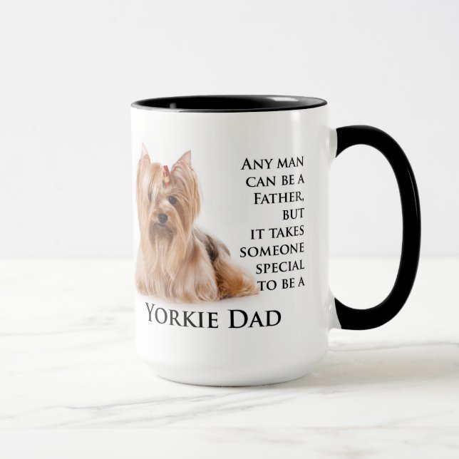 Tasse de papa de Yorkie (Droite)