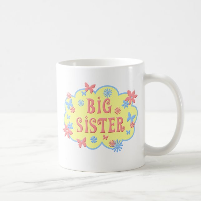 Tasse de papillon de fleur de grande soeur (Droite)