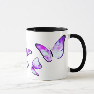 Tasse de papillon de regard de perle de Hyriopsis