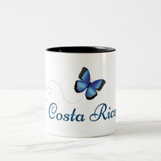 Tasse de papillon du Costa Rica Morpho