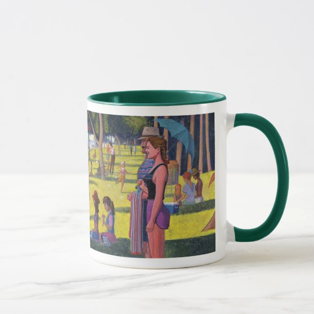 Tasse de parodie de Seurat (Droite)