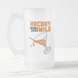 Tasse de partie de maman d'hockey