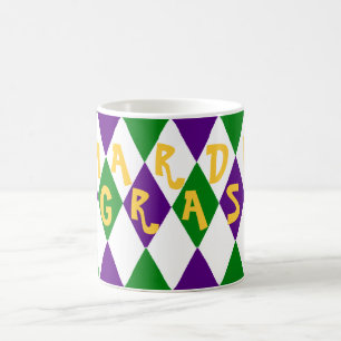 Tasse de partie de mardi gras