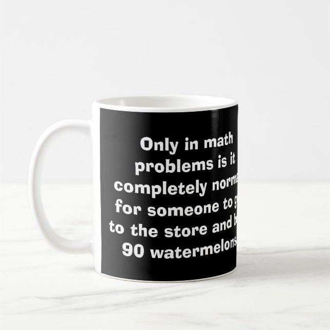Tasse de pastèques de maths (Gauche)