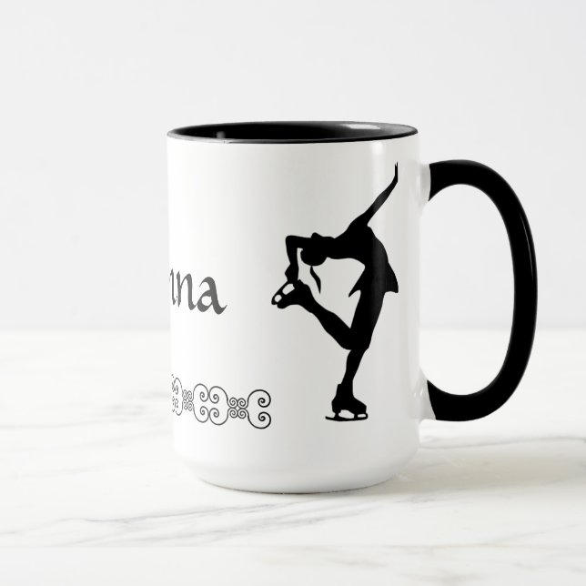 Tasse de patineur artistique - NOM (Droite)