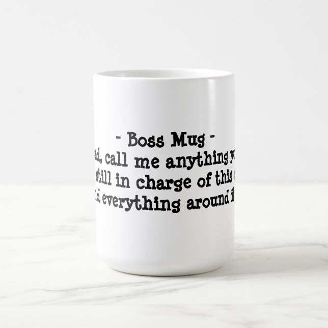 Tasse de patron (Centre)