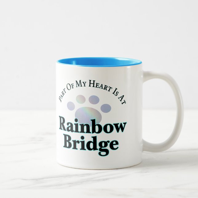 Tasse de patte de pont en arc-en-ciel (Droit)