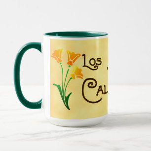 Tasse de pavot de Los Angeles la Californie Deco
