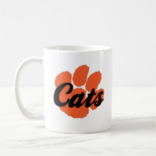 Tasse de Pawprint de chats sauvages de LGHS