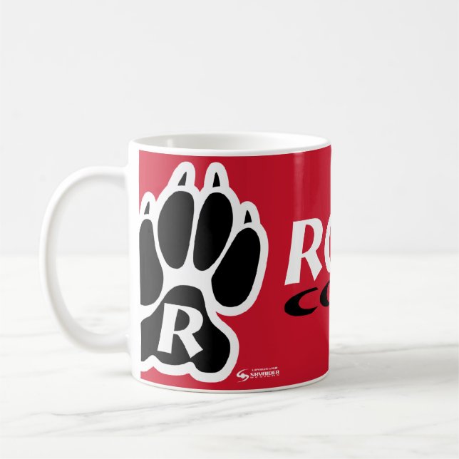 Tasse de Pawprint de coyotes de Roswell (Gauche)