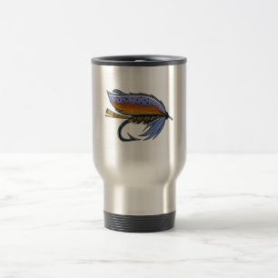Tasse de pêche de mouche de truite