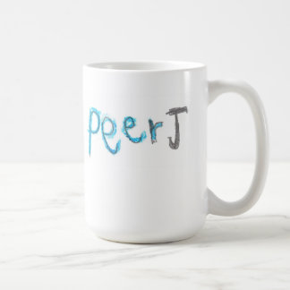 Tasse de PeerJ avec le logo d'enfants