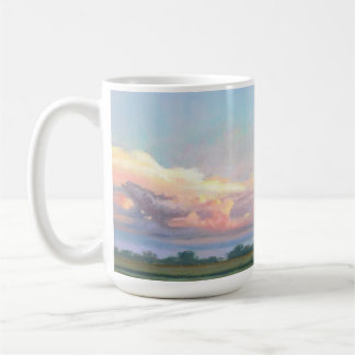 Tasse de peinture de coucher du soleil de Midwest