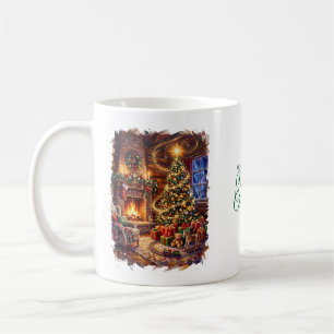 Tasse de peinture de Noël
