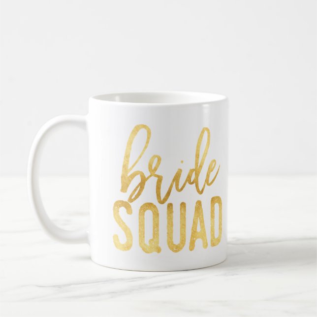 Tasse de peloton de jeune mariée d'or (Gauche)