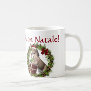 Tasse de Père Noël d'âne de Noël de Buon Natal