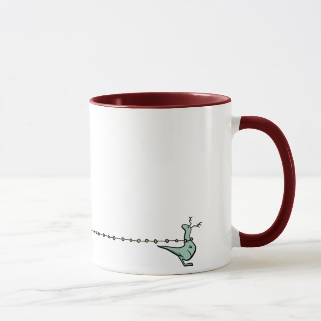 Tasse de Père Noël de brontosaure (Droite)