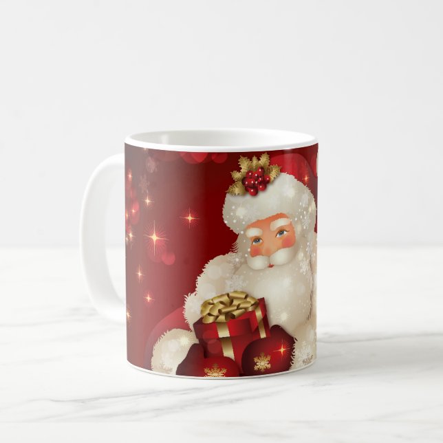 Tasse de Père Noël de Noël (Devant gauche)