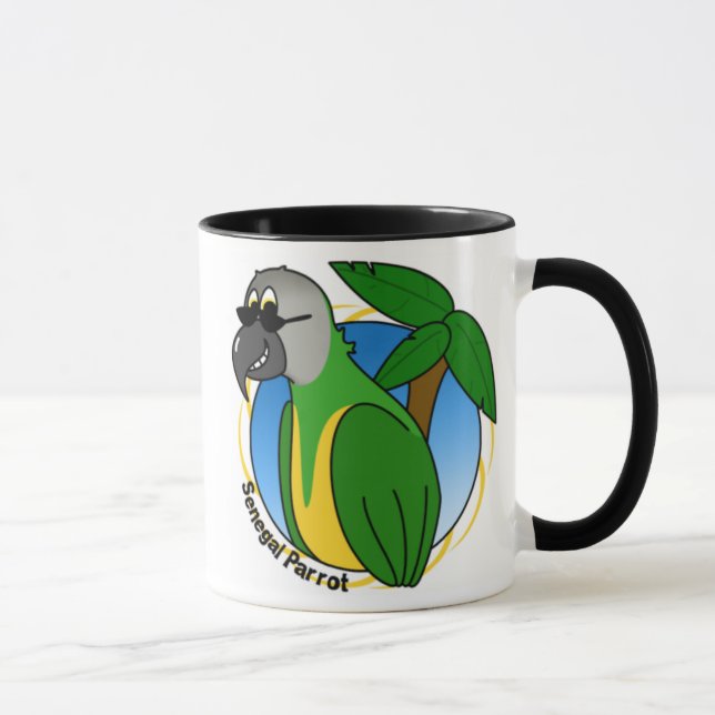 Tasse de perroquet du Sénégal de nuances (Droite)
