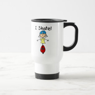 Tasse de personnage bâton de patinage