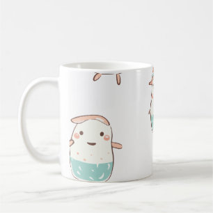 Tasse de personnage fantaisiste mignon   Dessin an