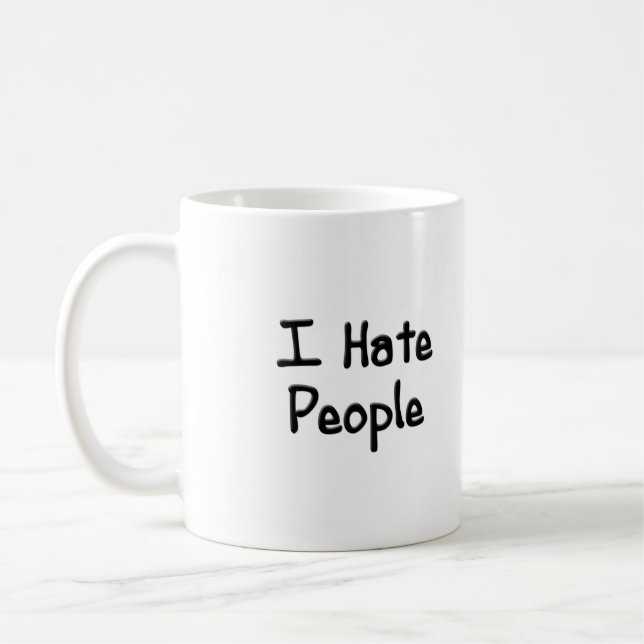 Tasse de personnes de haine (Gauche)