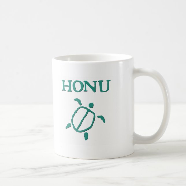 Tasse de pétroglyphe de Honu (Droite)