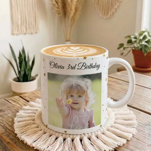 Tasse de photo d'anniversaire personnalisée Fête