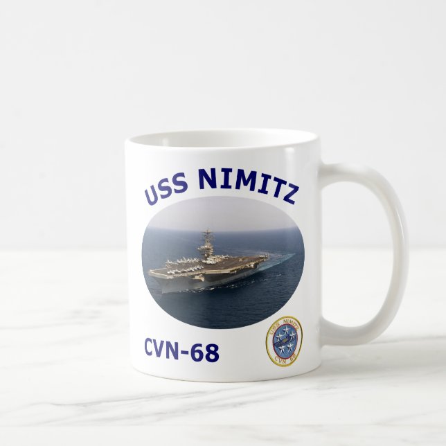 Tasse de photo de CVN 68 Nimitz (Droite)