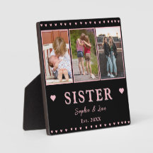 Tasse de photo de sœurs Plaque – Cadeau personnali