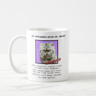 Tasse de photo personnalisée avec évaluation drôle