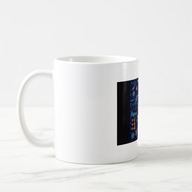 Tasse de physique d'art IA E=mc² Science Math - Ga (Gauche)
