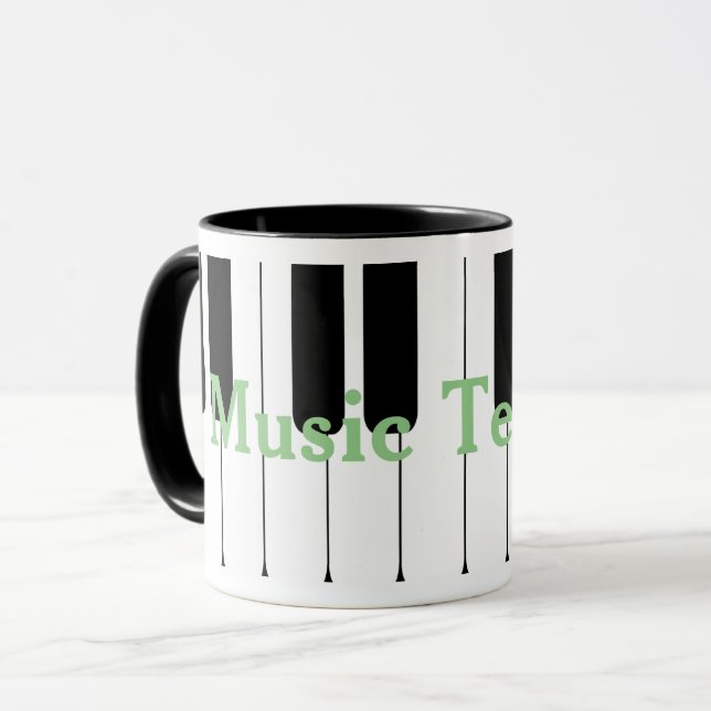 Tasse de piano de professeur de musique (Devant gauche)