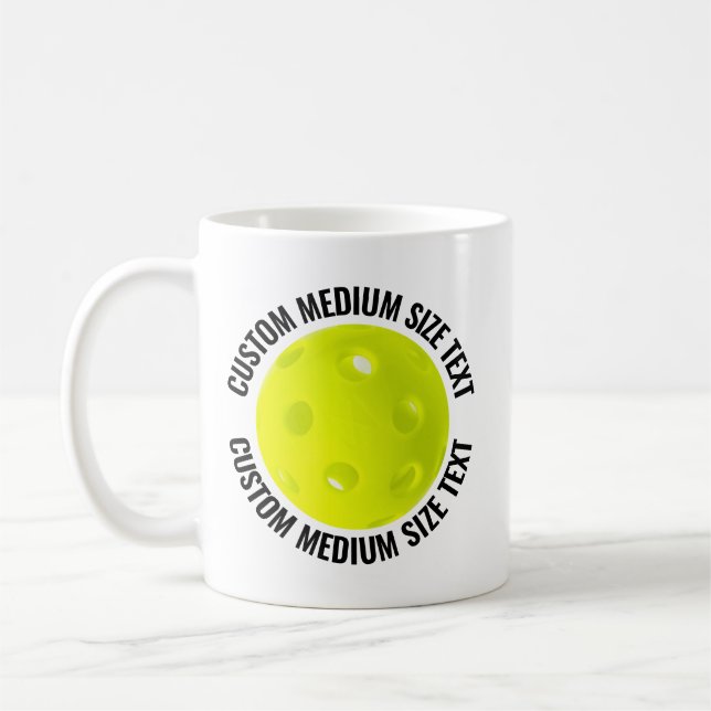 Tasse de Pickleball Personnalisée de 330ml de Tail (Gauche)