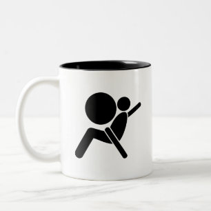 Tasse de pictogramme de "airbag"