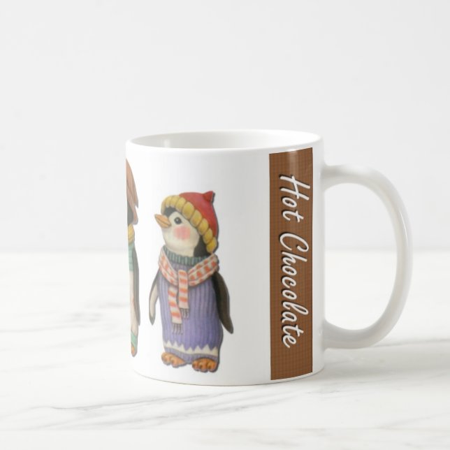 Tasse de pingouin de chocolat chaud (Droite)
