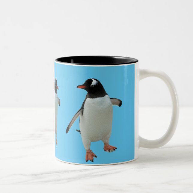 Tasse de pingouin de danse (Droit)