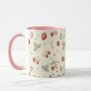 Tasse de pique-nique à la fraise
