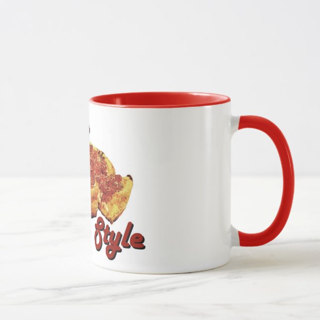 Tasse de pizza de style de Chicago (Droite)