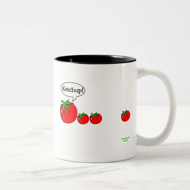 Tasse de plaisanterie de ketchup (Droit)