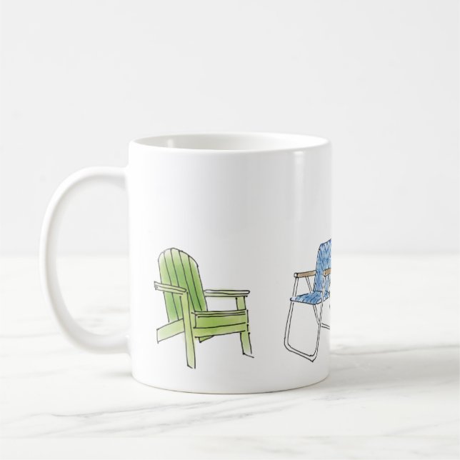 Tasse de plaisir d'été assis (Gauche)