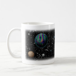 Tasse de planètes de la science-fiction