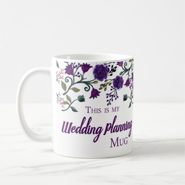Tasse de planification de mariage, tasse de cadeau (Gauche)