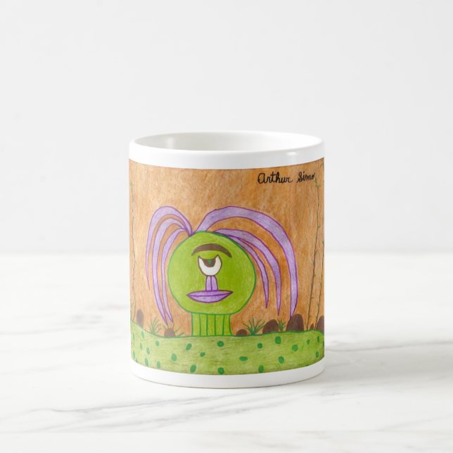 Tasse de plante par l'adolescent avec l'autisme (Centre)