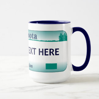 Tasse de plaque minéralogique du Minnesota