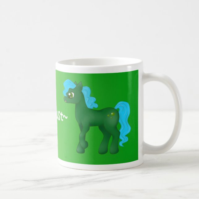 Tasse de poney de pierre porte-bonheur d'août (Droite)