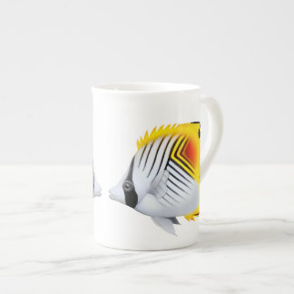 Tasse de porcelaine tendre de Butterflyfish de